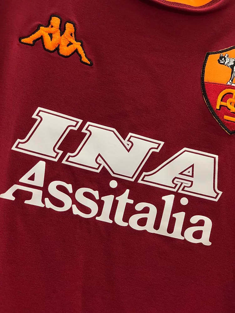 AS Roma 2000/2001 Home Retro Jersey