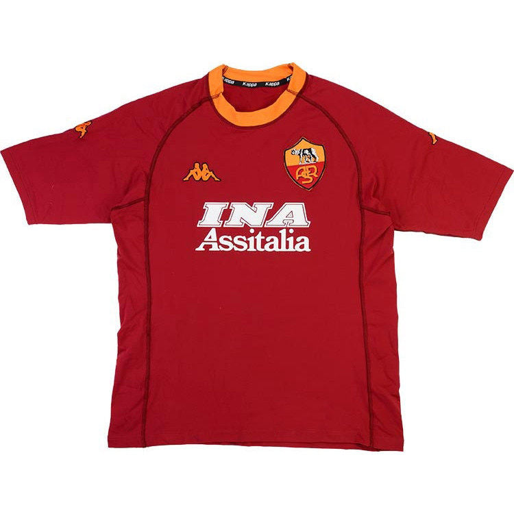 AS Roma 2000/2001 Home Retro Jersey
